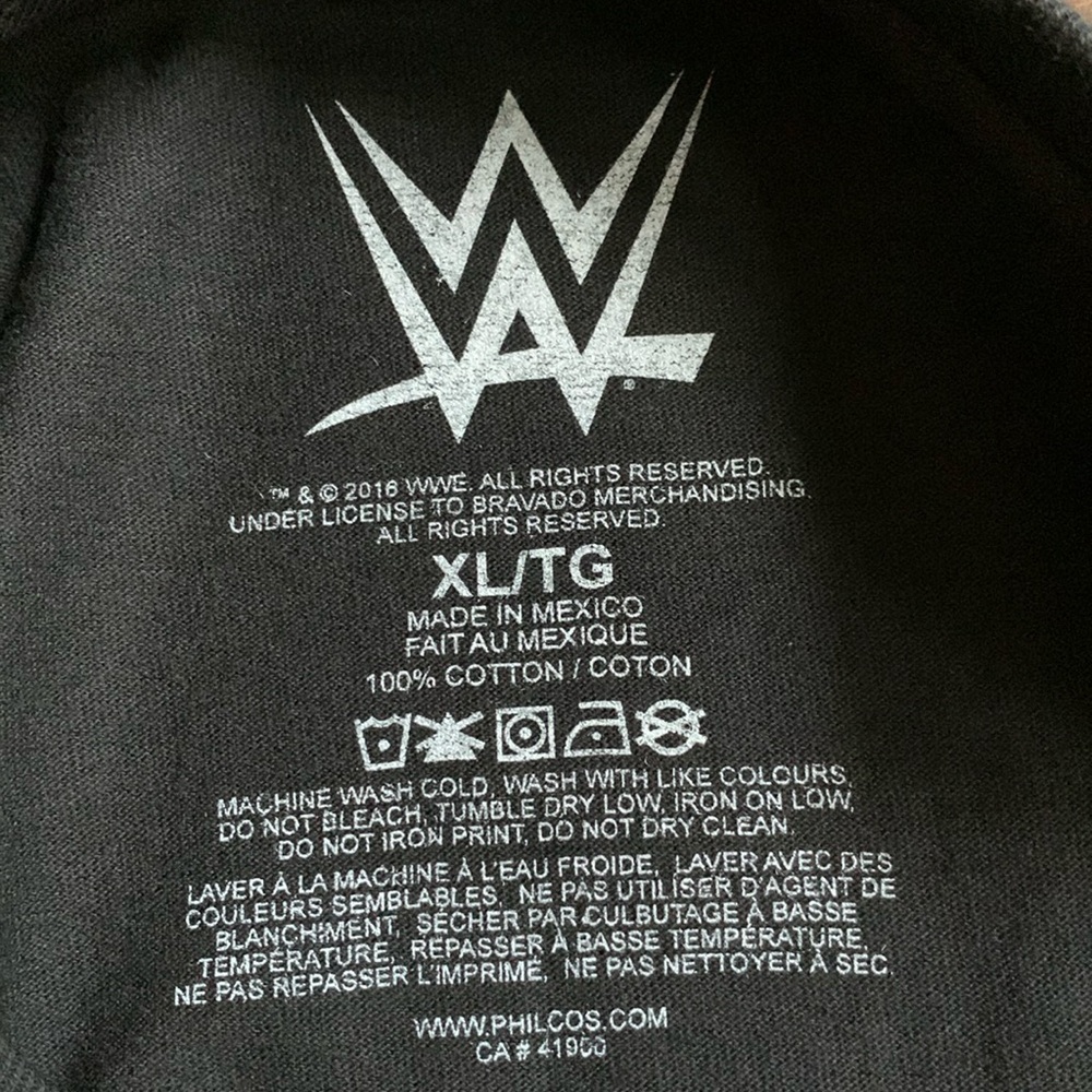 NEW WWE Wrestling Dwayne The Rock Johnson Women’s Graphic T Shirt Black - Picture 7 of 8